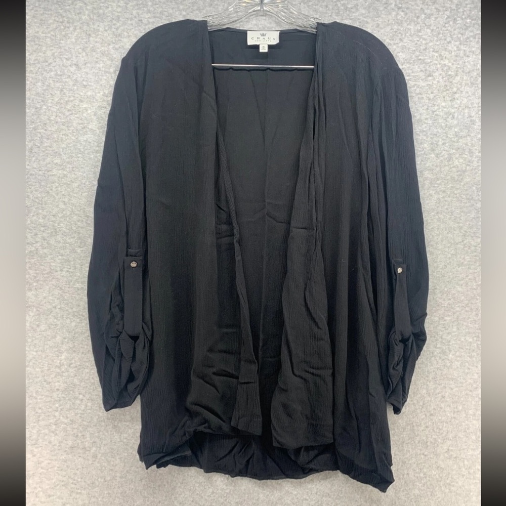 Chaus Black Knit Cardigan